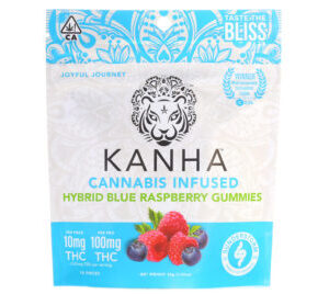 Buy Kanha- Hybrid Blue Raspberry – Gummy- 100mg