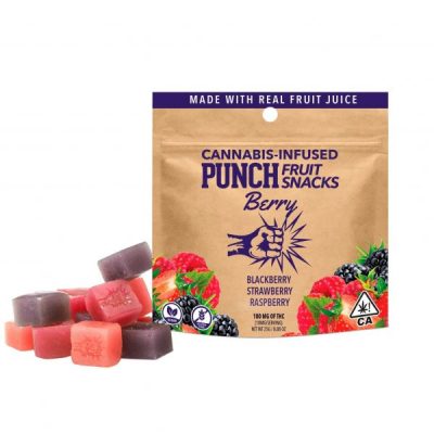 Punch Fruit Snacks Berry 100MG