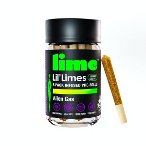 Lime Alien Gas infused PreRolls 3G