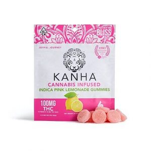 Kanha Pink Lemonade Gummies 100 MG