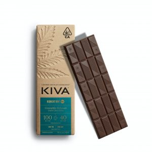 Kiva Midnight Mint 5:2 CBN Dark Chocolate Bar