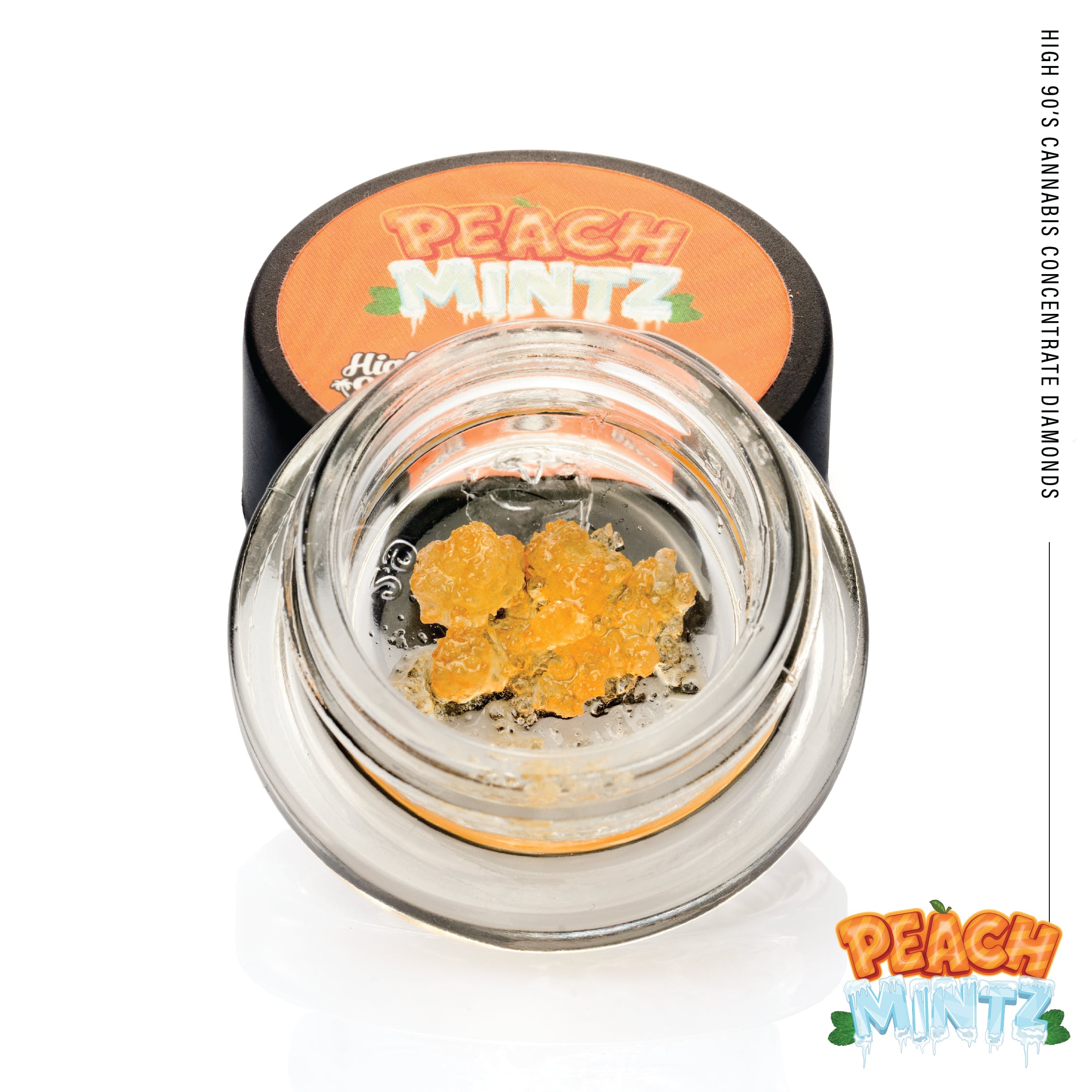 High 90s : Peach Mintz 1g Diamonds