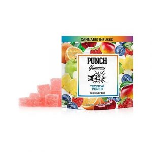 Punch Edibles - Sugar Coated Gummies - Tropical Punch - 100 MG