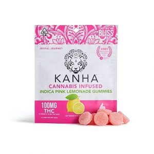 Kanha - Pink Lemonade Gummies - 100 MG